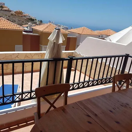 Roque Del Conde 3 With Fantastic Sea View, Terrace, Pool, Wifi, Sat-tv, Garage Costa Adeje (Tenerife)