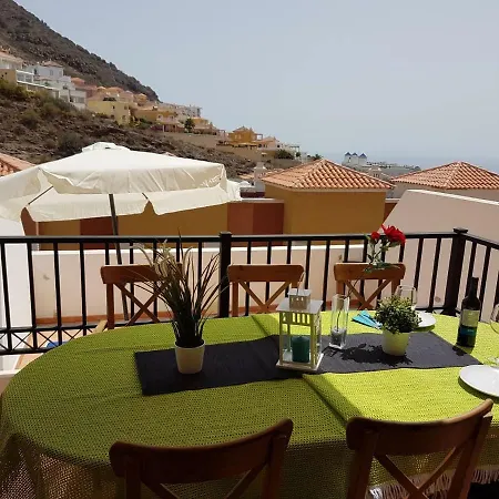 Roque Del Conde With Fantastic Sea View, Terrace, Pool, Wifi, Sat-tv, Garage Holiday home