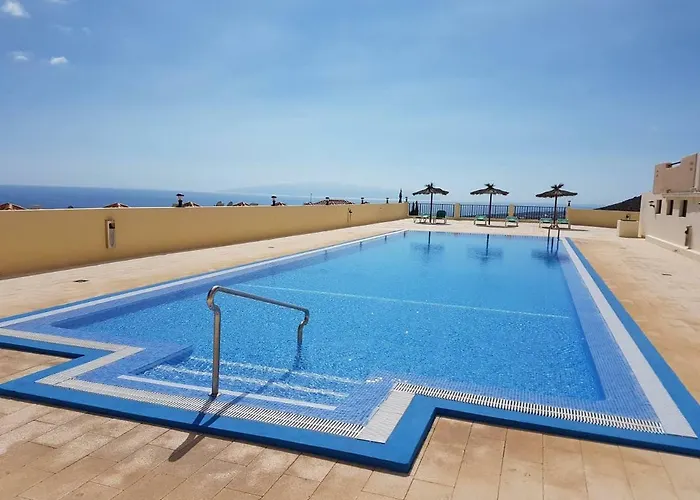 Holiday home Roque Del Conde With Fantastic Sea View, Terrace, Pool, Wifi, Sat-tv, Garage Costa Adeje (Tenerife)